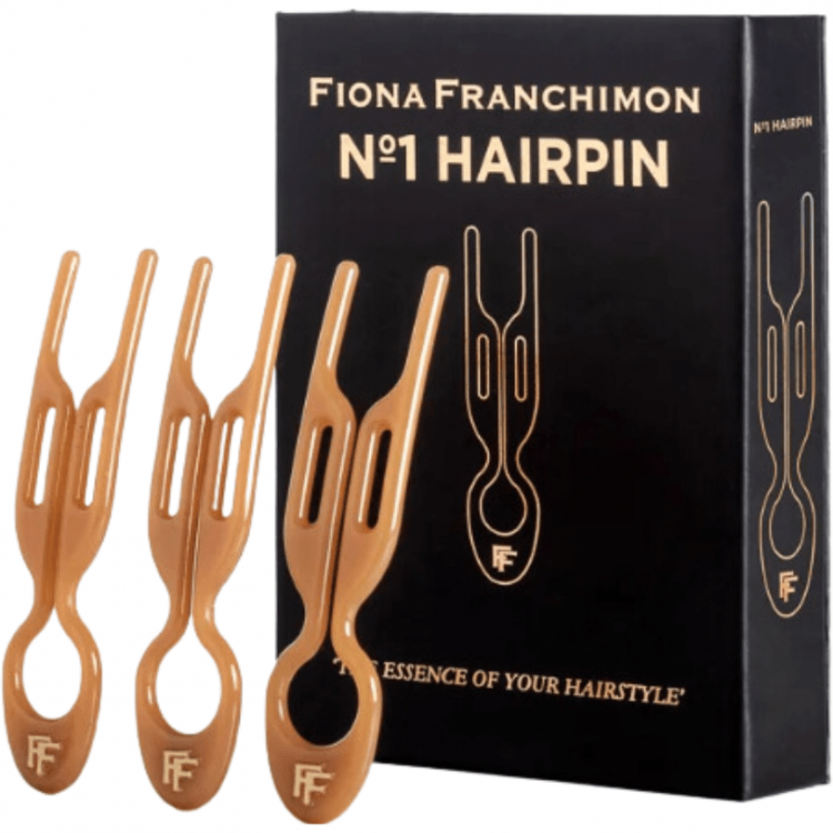 FIONA FRANCHIMON (№1 HAIRPIN), Шпильки карамельного цвета (набор из 3 шпилек)