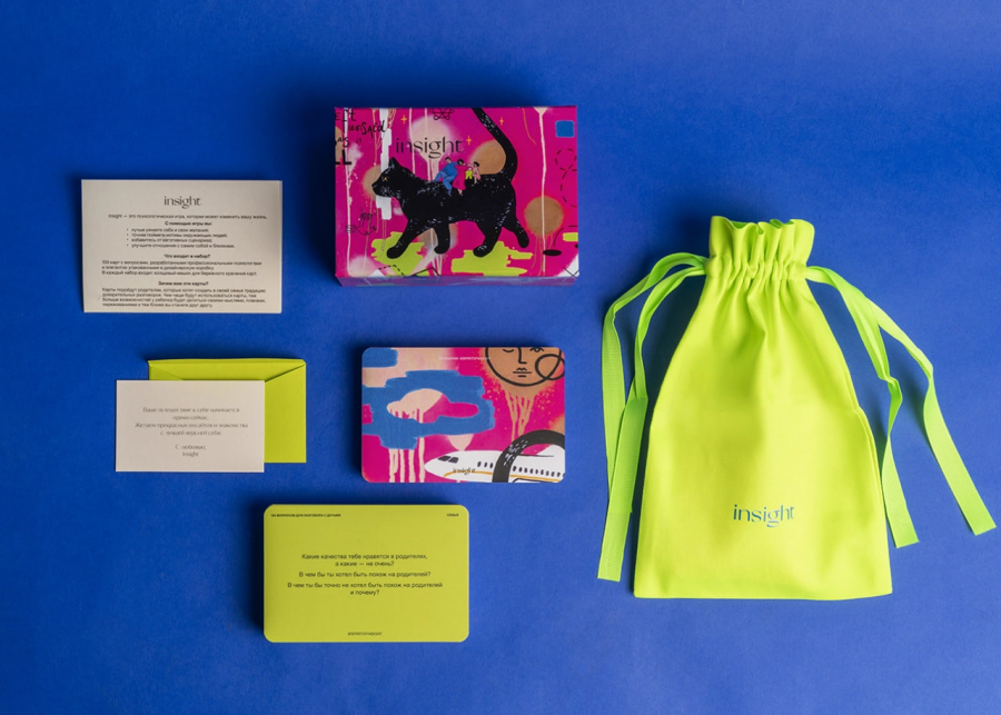 SPIRIT OF INSIGHT, Нескучным родителям и детям: 100 очень важных вопросов, карты 100 шт