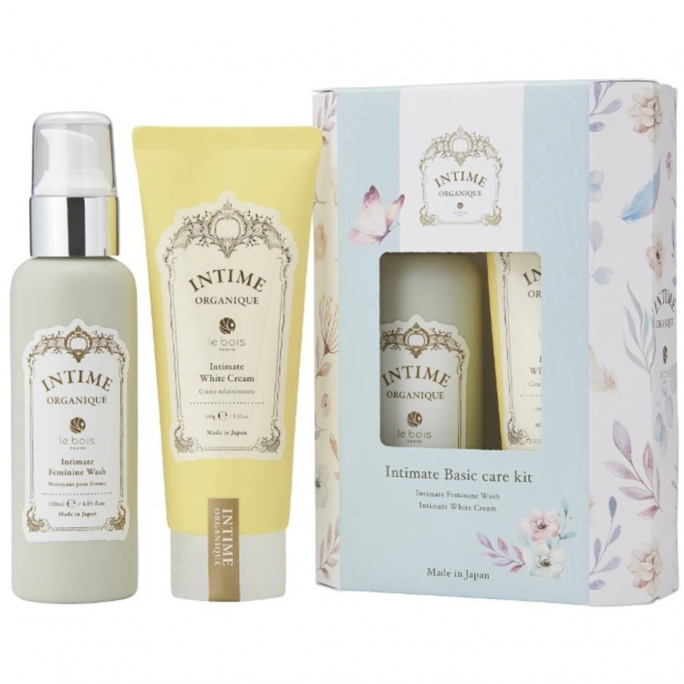 INTIME, Набор для интимной гигиены 120 ml+100 ml, INTIME ORGANIQUE 