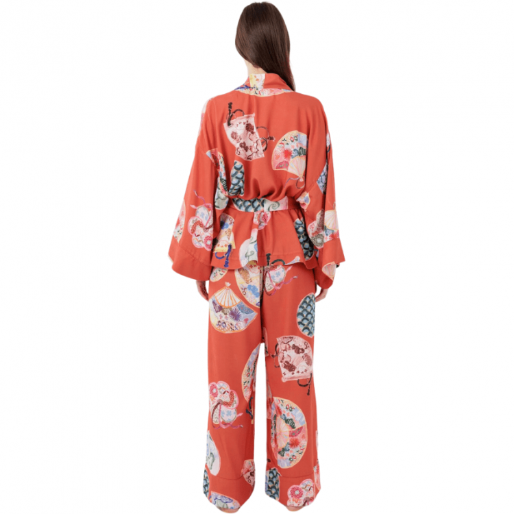 ANY WOWZERS, Комплект-кимоно со штанами, HAIKU BRICK