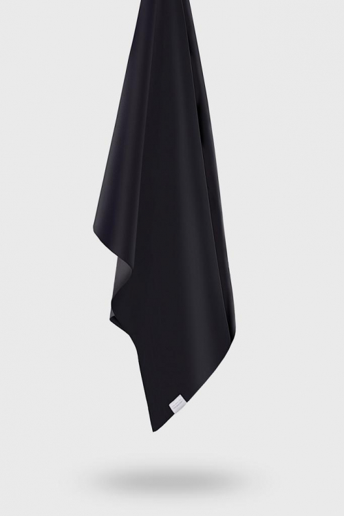 SILK LOVERS, Полотенце для волос из натурального шелка 43*110см, цвет (черное)