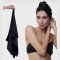 SILK LOVERS, Полотенце для волос из натурального шелка 43*110см, цвет (черное)