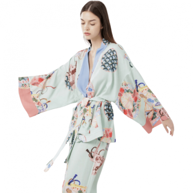 ANY WOWZERS, Комплект-кимоно со штанами, HAIKU TOKIO