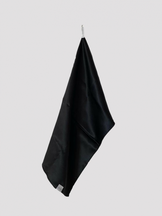 SILK LOVERS, Полотенце для лица из натурального шелка 32*50, цвет (черный)