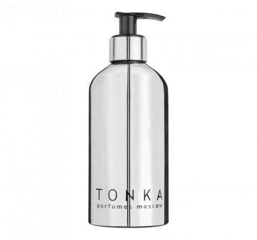 TONKA Мыло для рук "Южная кожа", 386 мл серебряный флакон, YUZHNAYA KOZHA