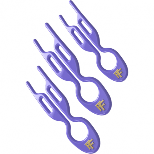 FIONA FRANCHIMON (№1 HAIRPIN), Шпильки лавандового цвета (набор из 3 шпилек)