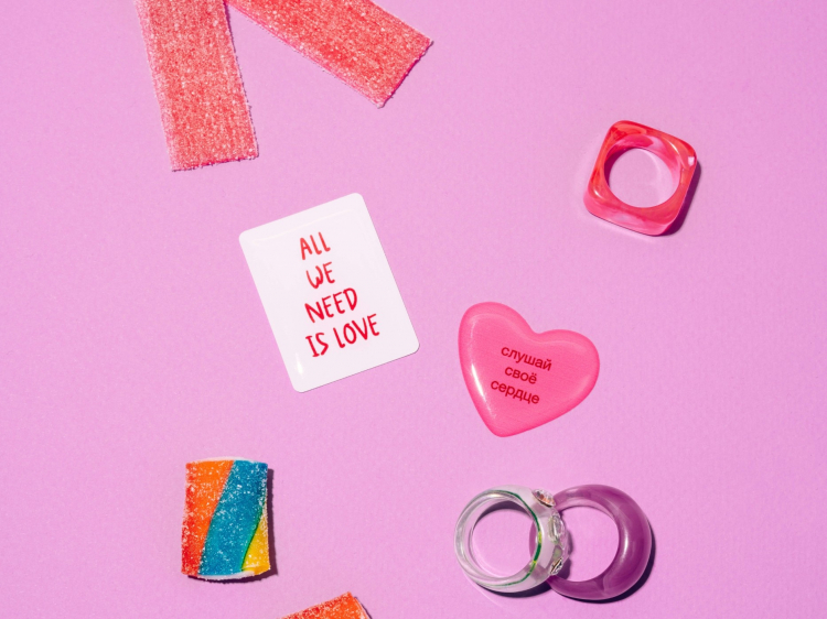 SPIRIT OF INSIGHT, Про любовь: объёмные 3D наклейки, 2 шт