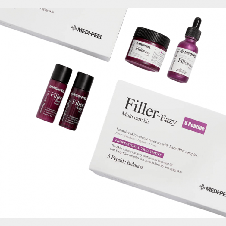 MEDI-PEEL, Filler-Eazy Набор ухода для кожи с филлер эффектом, (30ml+30ml+30ml+50ml)