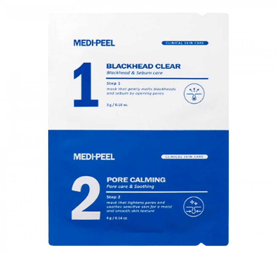 MEDI-PEEL, Extra Super 9 Plus Очищающая маска от черных точек, 3г*4г