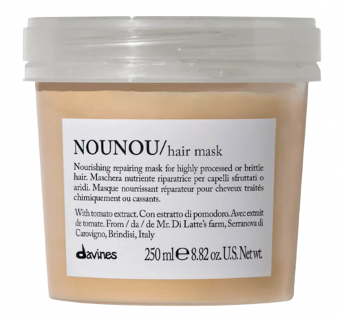 DAVINES, Интенсивная восстанавливающая маска для глубокого питания волос 250 мл, NOUNOU/hair mask