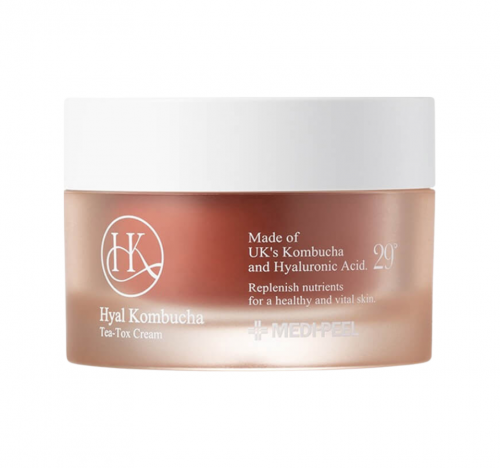 MEDI-PEEL, Hyal Kombucha Tea-Tox Крем с 50% комбучи и липосомальными керамидами, 50 мл