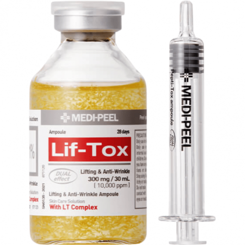 MEDI-PEEL, Lif-Tox Ампульная лифтинг сыворотка с золотом и прополисом, 30 мл