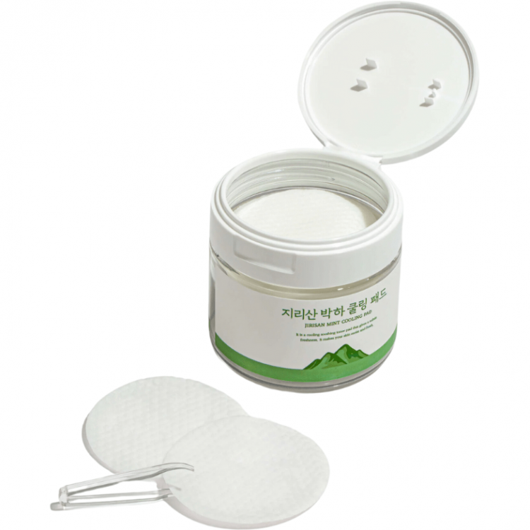 CELLBN JIRISAN PEPPERMINT COOLING PADS Охлаждающие диски с 100% экстрактом перечной мяты 180мл-70 шт