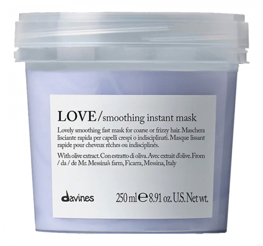 DAVINES, Маска для разглаживания завитка 250 мл, LOVE smoothing mask