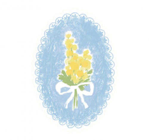 Открытка "Мимоза (резная)"