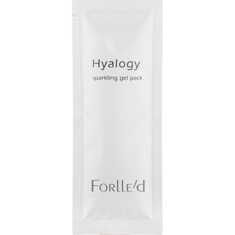 FORLLED, Гелевая маска с эффектом пенообразования 1 шт, Hyalogy Sparkling Gel Pack
