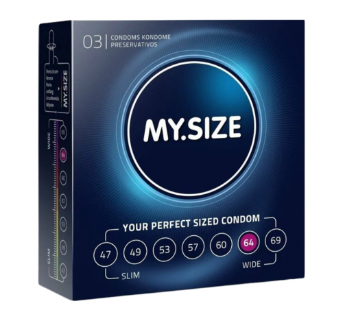 Презервативы MY.SIZE размер 64 (3шт)