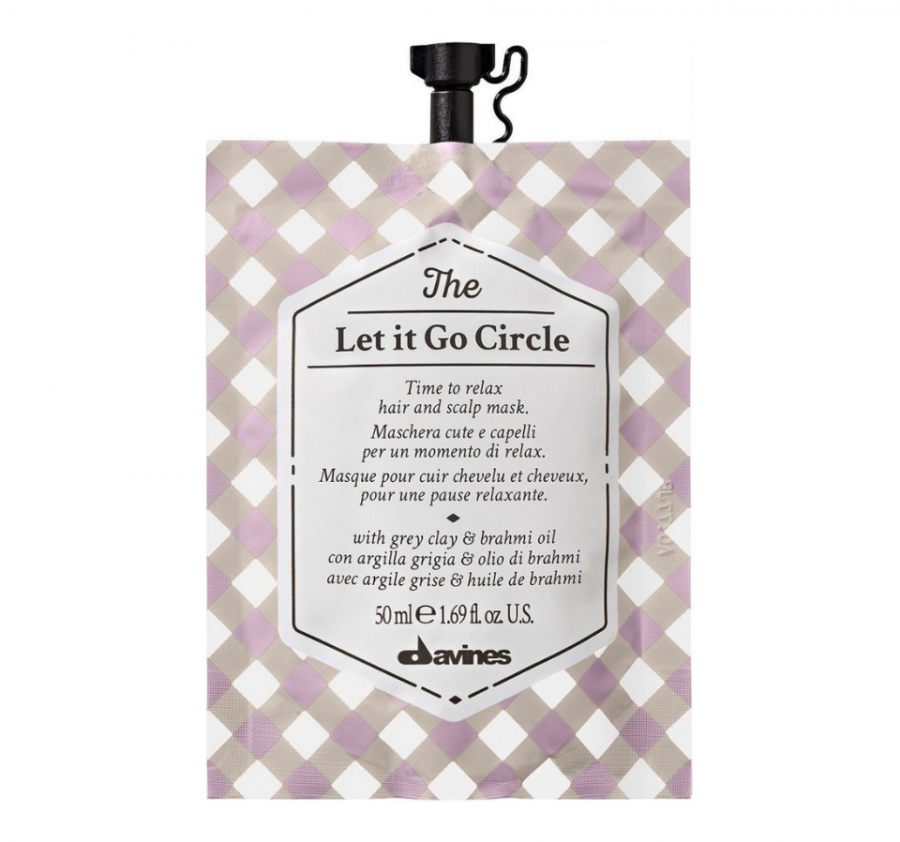DAVINES, Маска-релакс для волос и кожи головы 50мл, To let it go circle
