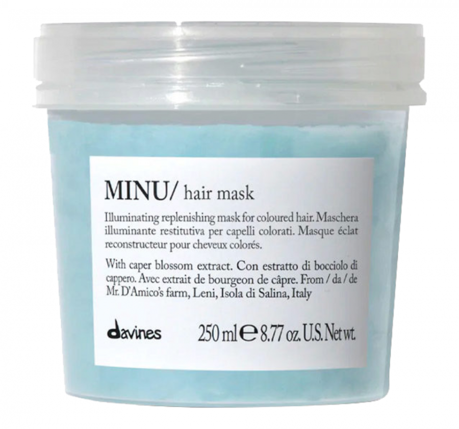 DAVINES, Восстанавливающая маска для окрашенных волос 250 мл, MINU hair mask