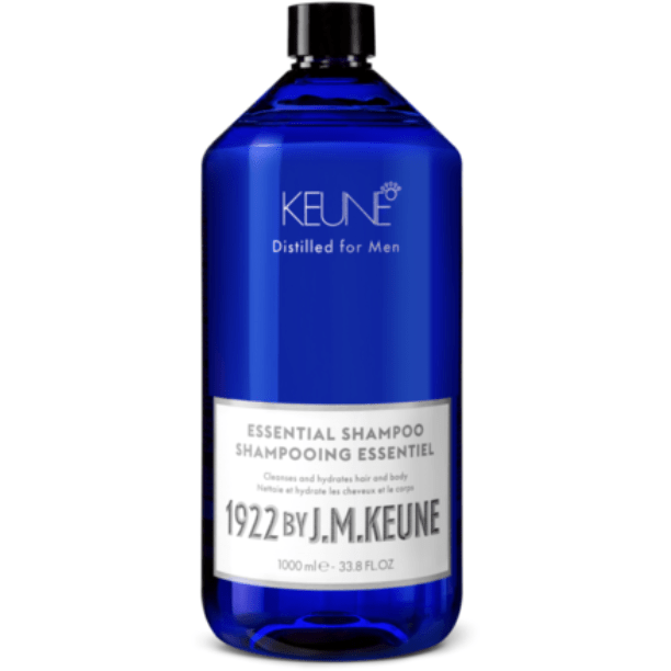 KEUNE, 1922 Универсальный мужской шампунь для волос и тела 1000 мл, 1922 Essential Shampoo