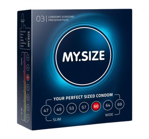 Презервативы MY.SIZE размер 60 (3шт)