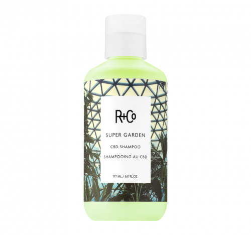 R+CO, ДИВНЫЙ САД успокаивающий шампунь, 177 мл, SUPER GARDEN CBD Calming Shampoo