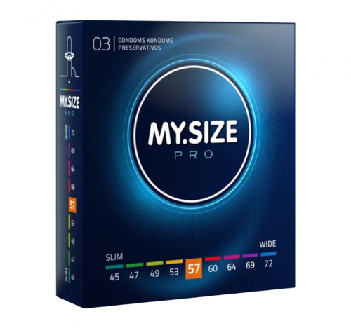 Презервативы MY.SIZE размер 57 (3шт)