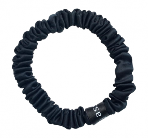 ASSORO, Шелковая резинка для волос, размер XS, цвет (черный)