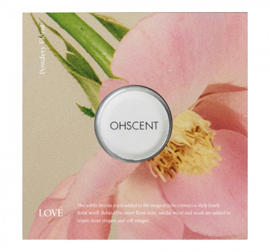 OHSCENT, LOVE Сменный блок аромата для авто (бергамот, ландыш, мускус, сандал)