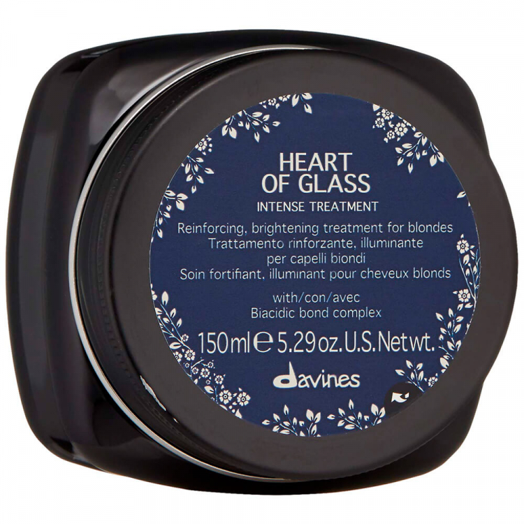 DAVINES, Интенсивный уход для защиты и сияния блонд 150 мл, Heart of glass intense treatment