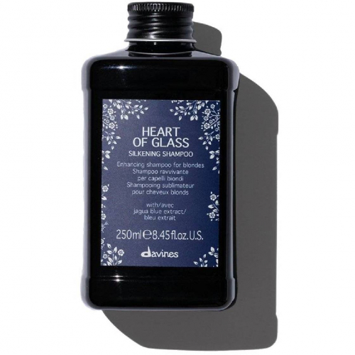 DAVINES, Шампунь для сияния блонд 250 мл, Heart of glass silkening shampoo