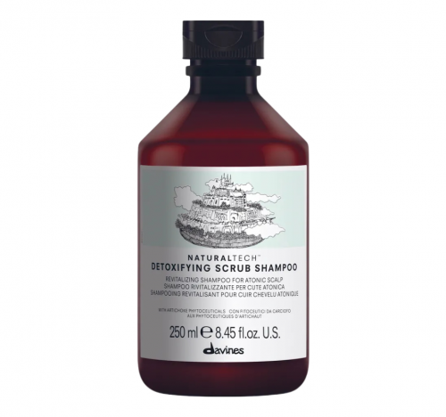 DAVINES, Детоксирующий шампунь-скраб 250 мл, Natural Tech Detoxifying scrub Shampoo