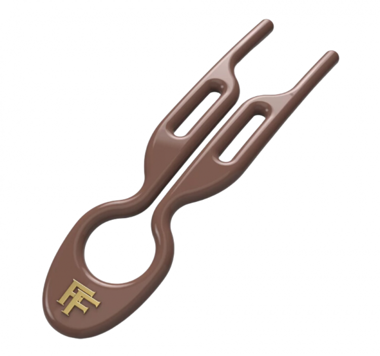 FIONA FRANCHIMON (№1 HAIRPIN), Шпильки оттенка Мокачино (набор из 3 шпилек)