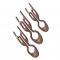 FIONA FRANCHIMON (№1 HAIRPIN), Шпильки оттенка Мокачино (набор из 3 шпилек)