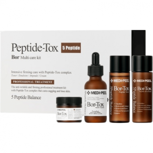 MEDI-PEEL, Peptide-Tox Bor Набор для лица с эффектом ботокса, (30ml+30ml+30ml+50ml)