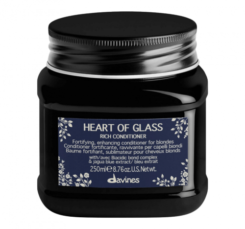 DAVINES, Питательный кондиционер для защиты и сияния блонд 250 мл, Heart of glass rich conditioner
