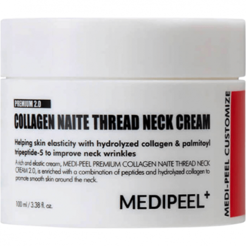 MEDI-PEEL, Premium Моделирующий крем для шеи и зоны декольте Naite Thread 2.0, 100 мл